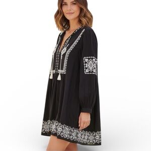 Old Navy Womens Black Swing Dress Beach Coverup with Pockets XL